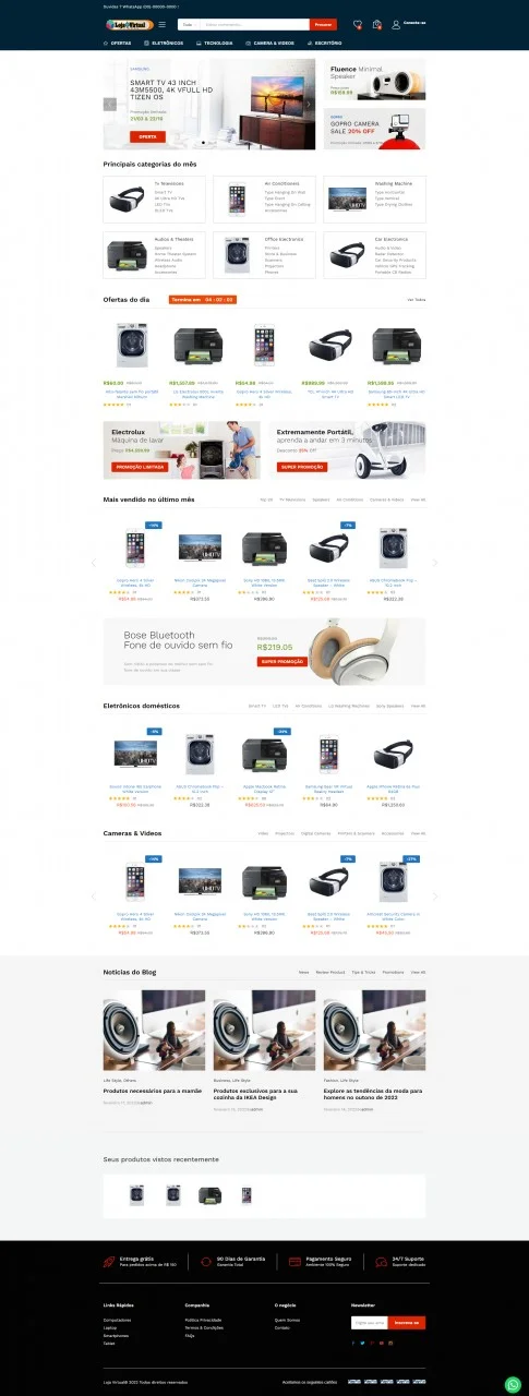 Loja Virtual Em Php Responsiva PagSeguro – Mercado Pago – Paypal – Pix - Imagem 2