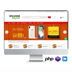 Loja Virtual Em Php Responsiva PagSeguro – Mercado Pago – Paypal – Pix